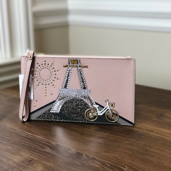 NWT Michael Kors eifel tower Paris wristlet - Picture 2 of 8